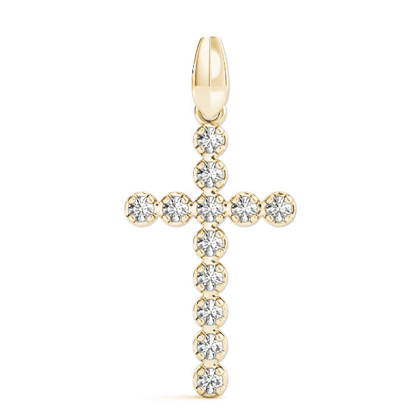 Brilliant Diamond Cross Pendant