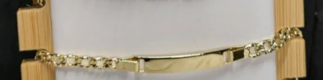 Custom engraved Gold filled bracelet