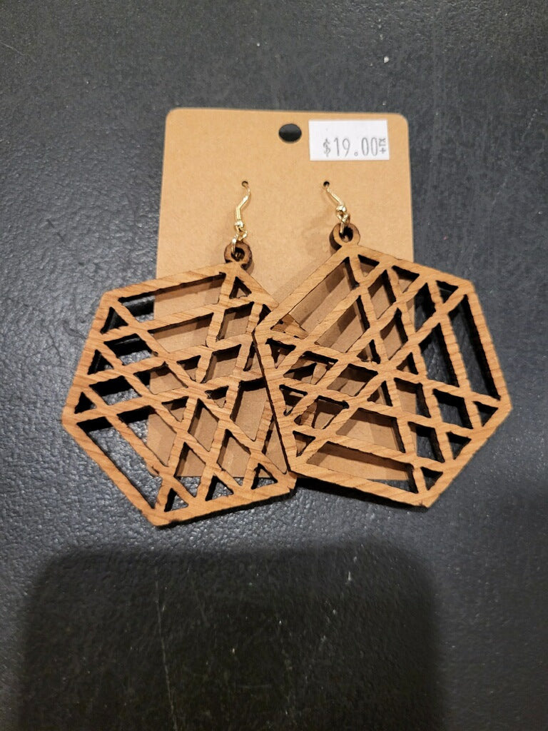 Bourbon Barrel Earrings